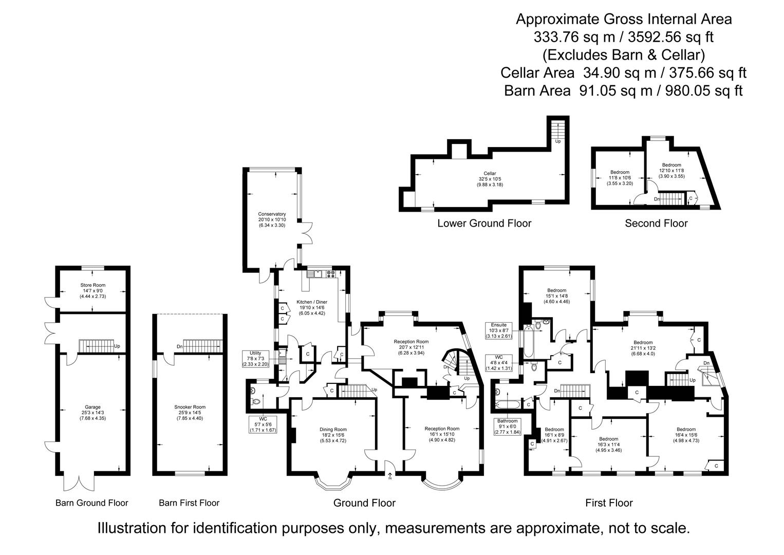 7 Bedroom for sale in Saffron Walden Cheffins Saffron Walden Sales